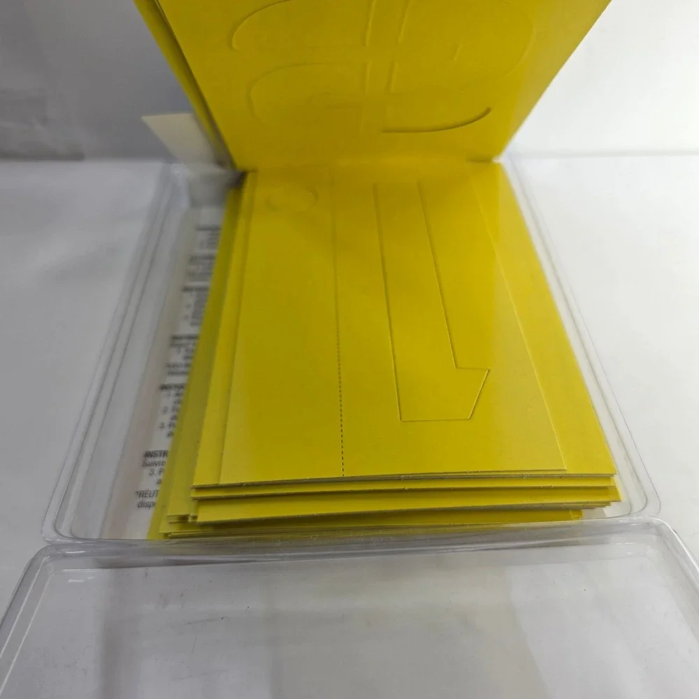Hillman Heavy Duty 6 Inch Stencils Letters Numbers Symbols Set 839728 Yellow